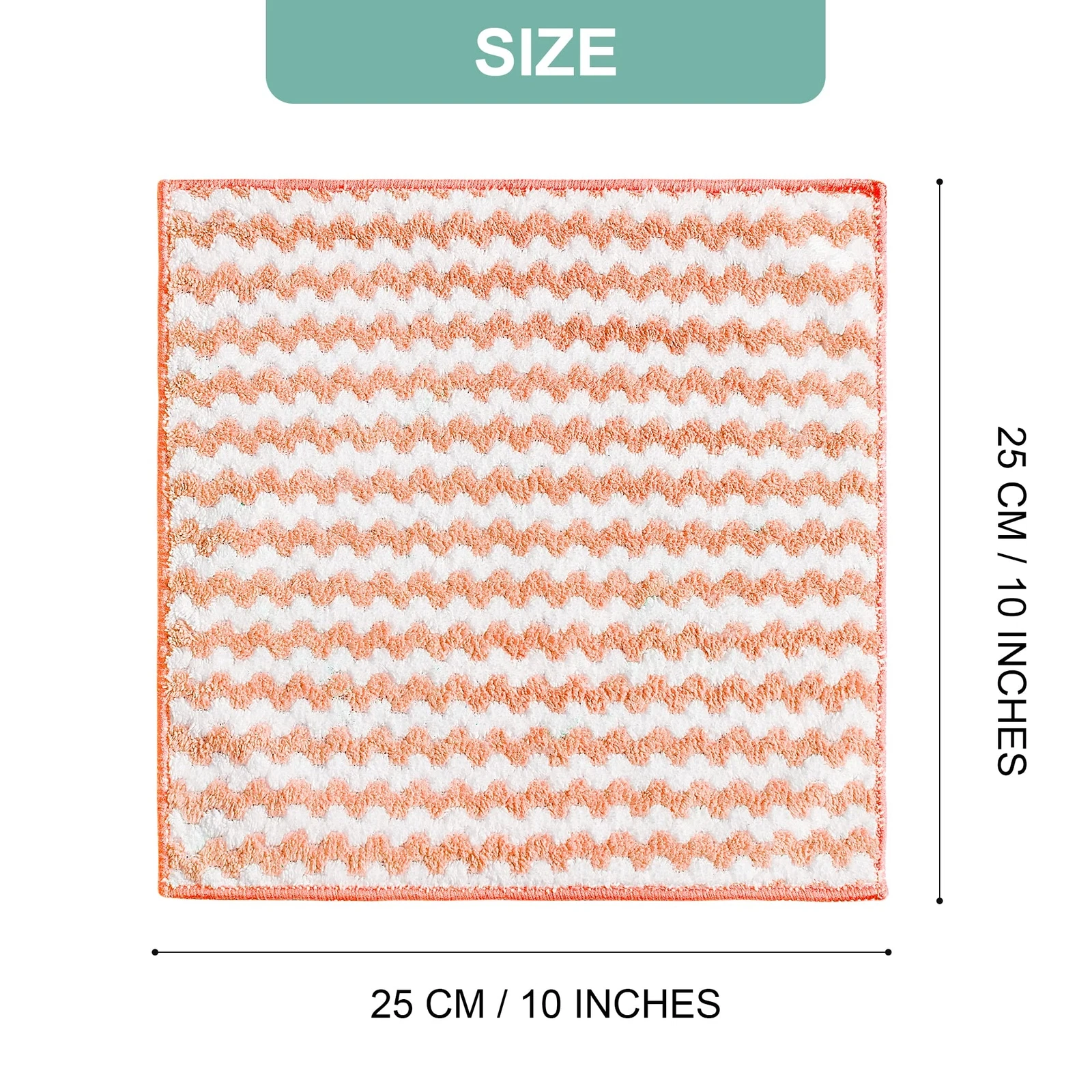 🔥10-Pack Microfiber Cleaning Cloths - Super Absorbent - Multiple Colors