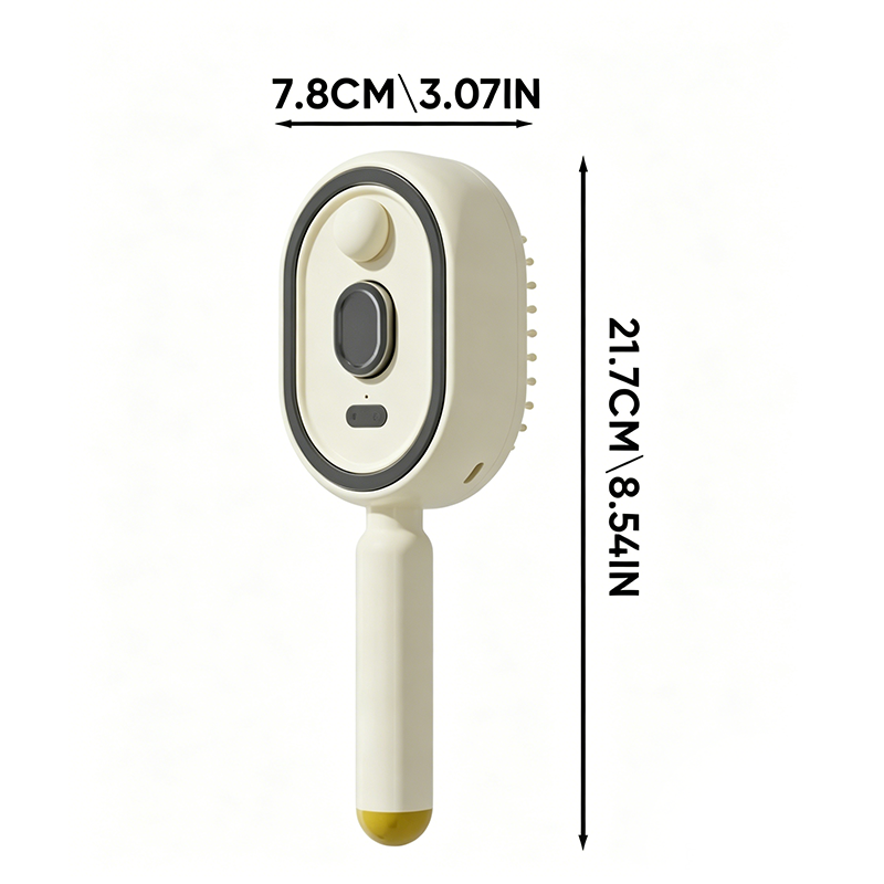 ✨ Essential Oil Mist Comb, Anti-Tangle Electric Massage Brush