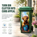 🗑️Creative Trash Can Sticker with Colourful Cartoon