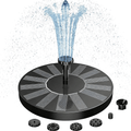 🏆Flash Sale⚡Solar Bath Fountain with 6 Nozzle