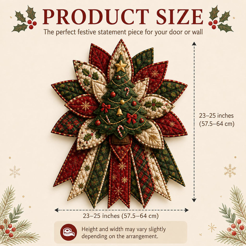 🎄Beginner-Friendly Oversized Christmas Character Quilted Door Hanger Sewing Kit | Complete Kit with All Tools & Step-by-Step Guide Included 💕