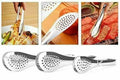 Stainless steel kitchen barbecue tongs