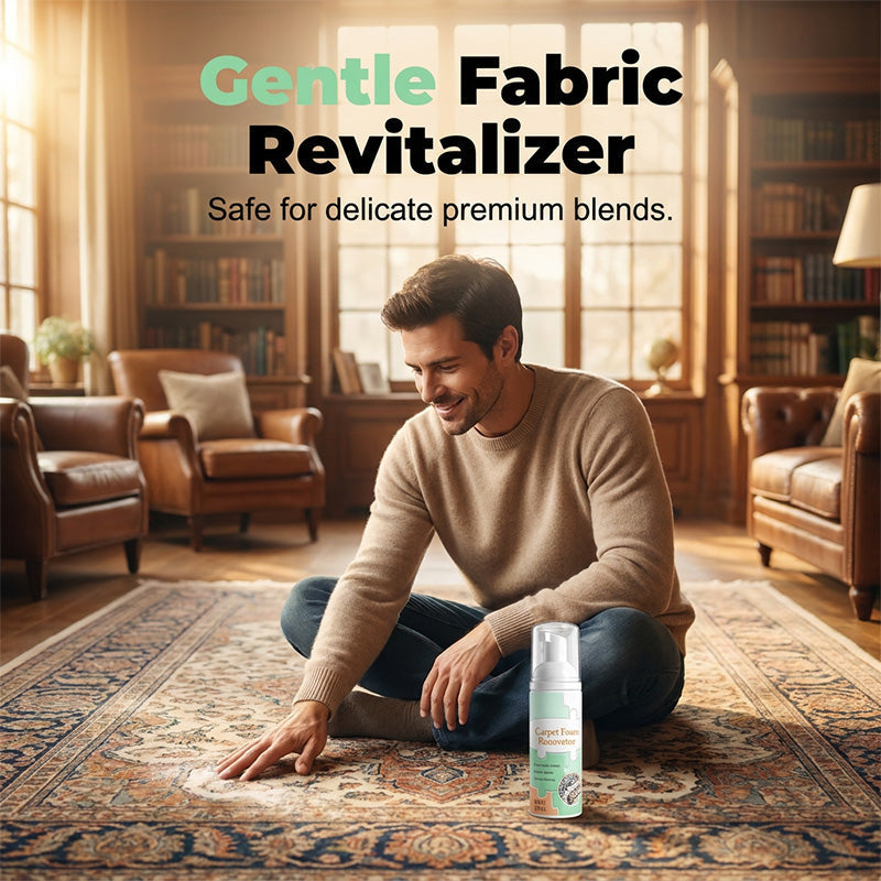 Waterless Carpet Cleaning Foam – Instant stain lift, no wet mess. Advanced micro‑foam penetrates deep – just foam & wipe! 🏠💨